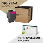 Ecotone - 78C10M0 Lexmark Remanufacturés Toner Cartridge - Rendement standard - Magenta-Type : EcoTone reusinée