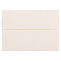 JAM Paper - Enveloppes d'invitation Strathmore A1 4 barres - 3,625 po x 5,125 po - Vélin blanc naturel - paquet de 50 (194891I)-Couleur blanche