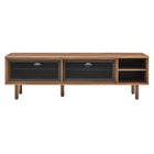 Modway - Kurtis 60 po Meuble TV, Noyer-Coussinets de pied non marqués