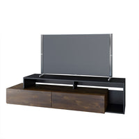 Nexera - Meuble audio-vidéo Paisley, 72 po, Truffe et noir-Le meuble audio-vidéo de 72 pouces Paisley est parfait pour votre grand écran de télévision et ajoutera un style haut de gamme et moderne à votre salon