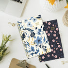 Blueline - Agenda Scolaire Hebdomadaire/Mensuel - 8 po H x 5 po l - Motif Blossom - Anglais-Section contacts