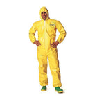 Dupont – Combinaison de protection personnelle Tychem QC capuchon coutures surjetées, jaune, 4XG, 6/paquet (QC127S-4X)-Couleur : Jaune
