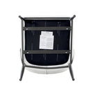 Manhattan Comfort - Lot de 4 chaises de salle à manger modernes Kirsten 52 cm, revêtement similicuir blanc-Garantie limitée du fabricant de 30 jours