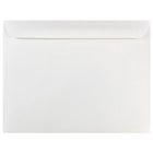 JAM Paper Enveloppes à rabat droit gommé, 10 x 13 po, blanches, 100 par paquet-Blanc