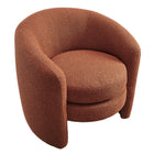Modway - Affinity Rembourré Tissu Boucle Fauteuil à dossier incurvé - Rouille-7