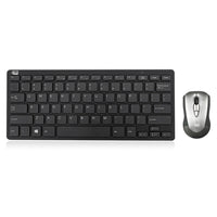 Adesso - 5100CB combo clavier mini sans fil et souris Air pour présentations-Souris et clavier sans fil Air - Connectivité sans fil 2.4 GHz avec portée allant jusqu’à 30 mètres pour les présentations, le contrôle des médias et l’informatique à distance