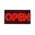 Futech - Panneau ouvert à LED - 24 po L x 10,5 po H - Rouge-
Panneau robuste en PVC noir avec néon rouge.