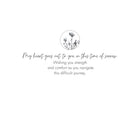 Mill Brook Studio - Cartes de souhaits Sympathie avec enveloppes – 5-3/8 po x 7-3/4 po – Fleurs mauves – paquet de 18-Imprimées sur un papier de qualité non couché