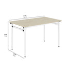 Ceha Canada - Table pliante KMH - 28 po H x 47 po L x  27.5 po l - Blanc Signal-AUCUN ASSEMBLAGE REQUIS : Prête à l'emploi dès la sortie de la boîte — idéale pour une installation rapide