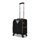 TUCCI Italy - Abito Valise souple 16 pouces à spinner à 360 degrés, Bagage à main - noir-Étui souple avec bords ronds lisses - Construction souple adaptée aux côtés souples conçue pour une manipulation légère, un emballage plus facile et une meilleure absorption des impacts