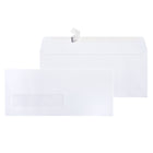 SupremeX - Enveloppe avec fenêtre - Fermeture autoadhésive (Peler et coller) - No. 10 - 4-1/8" x 9-1/2" - Paquet de 500-Vélin blanc