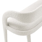Modway - Pinnacle Tissu Boucle Banc d’accent - Ivoire-8