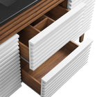 Modway - Render 48" Vanité de salle de bain à un seul lavabo - Noyer blanc Noir-9