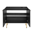 Modway - Chaucer 36" Armoire de toilette de salle de bain (lavabo non inclus) - Noir-Assemblée requise
