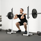 Soozier - Support De Squat Stable Et Réglable-Super qualité, idéal pour l'entraînement personnel et l'entraînement avec haltère  