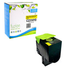 fuzion - Lexmark (C231HYO) Cartouche De Toner Compatible - Rendement Haut - Jaune-Couleur d'encre: Jaune