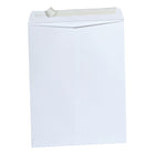 Staples - Enveloppes blanches pour catalogue, 10 po x 13 po, bte/100, avec b-Rabat carré avec joint central