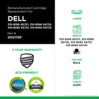 CIG - Cartouche de toner Dell 310-8395/XG721 remise à neuf - rendement élevé - noir-Rendement des pages par paquet (max.): 8000