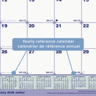 Blueline - Sous-Main Scolaire Mensuel 13 Mois  De Juillet À Juillet – 11 po L x 8 1/2 po l - Bilingue-Feuilles détachables perforées, reliure en tête