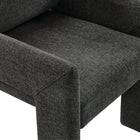 Modway - Daven Tissu Chaise de salle à manger rembourrée in Fusain-8