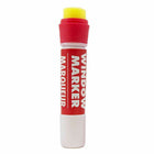 JAM Paper - Team Spirit Marqueurs de fenêtre – Encre lavable pour fenêtres de voiture/maison – Rouge-Quantité : Vendu à l'unité