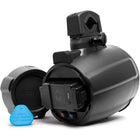 SoundExtreme - TB8 ExtremeTower Powersports - Haut-parleur Bluetooth renforcé de 8 po à 2 voies et 1 haut-parleur passif alimenté par batterie - noir-Haut-parleurs à del multicolores: DEL RVB adressables pour vous donner le contrôle de chaque DEL individuellement (contrôleur d’éclairage à DEL compris)