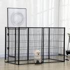 PawHut - Parc à chiens robuste 6 panneaux pour chiens S/M/L - 59 po x 40 po -Parc à chiots à 6 panneaux