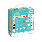 Banana Panda - Jouons aux dominos colorés, à partir de 2 ans-Jouets et jeux sans soucis Conçus pour vos enfants et votre maison - testés selon les normes de sécurité les plus strictes, les grandes pièces robustes sont fabriquées avec du carton épais de haute qualité - parfait pour les petites mains