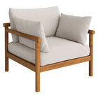 Modway - Eleni Terrasse extérieure Bois de teck Fauteuil - Voile-Cadre en bois de teck