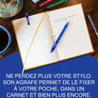 BIC - Stylo gel Gel-Ocity à séchage rapide - 0,7 mm - encre bleue - paquet de 12-L’encre sèche rapidement pour minimiser les salissures * L’encre sèche en 5 secondes seulement