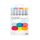 Copic - Sketch marqueurs à encre double pointe - primaires parfaites - lot de 6-cohérence et qualité des couleurs