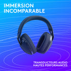 Logitech - G321 LIGHTSPEED, casque gaming Bluetooth sans fil - Noir-Commandes simplifiées: les boutons d’alimentation, Bluetooth et de volume, facilement accessibles, vous permettent de régler rapidement les paramètres afin de rester concentré sur le jeu