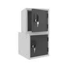 Ceha Canada - Caisson-casier cubique OKK de 12 po - Porte grise-PIEDS DE SOCCLE OPTIONNELS : Surélevez votre casier avec des pieds optionnels pour une stabilité et un dégagement accrus