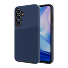 AXS - PROTech Plus Étui mince anti-choc avec double couches pour Samsung Galaxy S24 FE - Bleu Astral-Résistant aux chutes jusqu’a 10 pieds