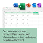 Microsoft Office Famille et Petite Entreprise 2024 pour 1 PC, Bilingue (Code numérique)-Accès au support Microsoft