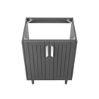Modway - Augusta 24" Armoire de toilette de salle de bain (lavabo non inclus) - Gris-7