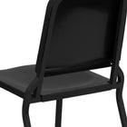 Flash Furniture – Chaise d’orchestre empilable à haute densité série HERCULES, noir-Cadre avec finition en poudre noire