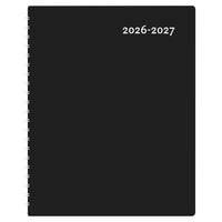 W.Maxwell - 2026-27 Maxi Agenda Hebdomadaire - 8,5 po l x 11 po H - Noir-Août 2026 à juillet 2027