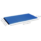 Soozier - Tapis De Gymnastique Pliant 4 pi L x 8 pi L x 2 po P - Tapis D’Exercice Avec Poignées Pour Yoga - Mma - Arts Martiaux-Surface en cuir PU non absorbante, ignifuge, résistante aux perforations et à la moisissure    