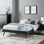 Modway - Margo Bois Cadre complet de plate-forme, Noir-Assemblée requise