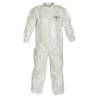 Dupont – Combinaison de protection personnelle Tychem SL, collet, glissière, élastique, blanc, 3TG, 3/paquet (SL125B-3XL)-Couleur : Blanc/Blanc