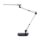 Bostitch - Lampe de bureau à DEL à double bras oscillant - blanc-Longue Portée - Un Bras Étendu De 49 Pouces Permet De L'Ajuster Facilement Au-Dessus Les Moniteurs Et Autres Objets