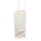 Staples - Sacs d'achat blanc, lindsey - 10 po x 5 po x 13 po - paquet de 250-Sacs d'achat blanchis avec poignées en papier vrillé