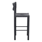 Zuo - Iska Tabouret de bar - Noir - Ensemble de 2-Garantie limitée de 3 ans