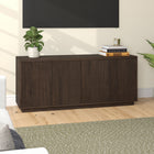 Hudson&Canal - Meuble TV Hanson pour téléviseurs jusqu'à 65 pouces - Alder Brown-Caractéristiques assemblage facile