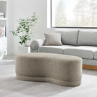 Modway - Nimbus 48" Rembourré Ottoman Bench - Oat-Glissières de plancher sans marquage