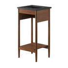 Modway - Zaire 18" Vanette de salle de bain - Noir noyer-Placage de grains de bois