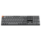 Keychron - K5 Max Interrupteur interchangeable Gateron RGB rétroéclairé - Interrupteur brun-Design léger et moderne, idéal pour le travail mobile et les bureaux épurés