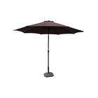 Dura Housewares - Parapluie Shadow 9,5 ft-Offre un espace large et ombragé pour vous protéger des rayons du soleil