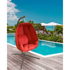 Dura Housewares - chaise Stella - rouge-Conçu ergonomiquement pour une expérience confortable et relaxante